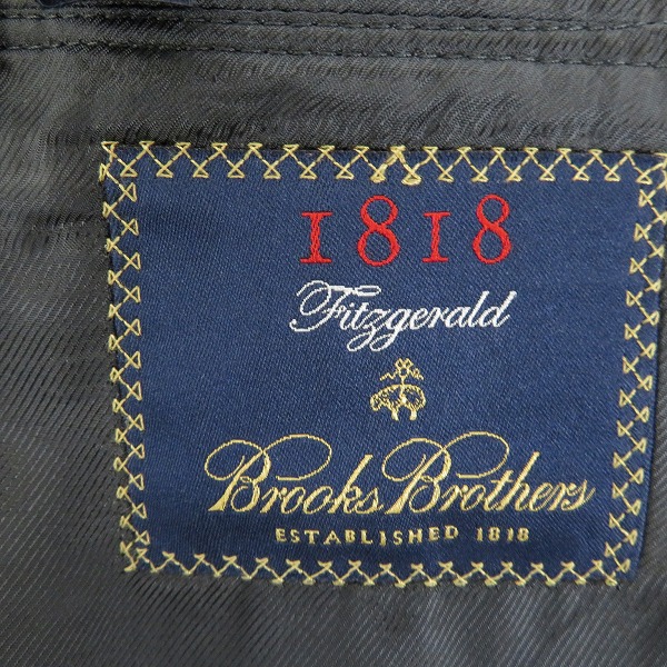 実際に弊社で買取させて頂いたBROOKS BROTHERS/ブルックスブラザーズ 2B テーラード ジャケット/44L/39Wの画像 2枚目