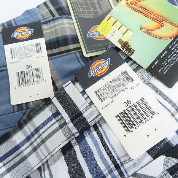 実際に弊社で買取させて頂いた【おまとめ品】Dickies/ディッキーズ MULTI USE POCKET SHORTS/マルチユーズ ポケット ショーツ/チェック柄 ハーフパンツ/36の画像 1枚目
