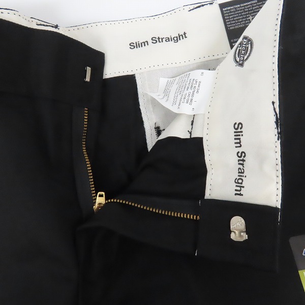 実際に弊社で買取させて頂いた【未使用】Dickies/ディッキーズ ワークパンツ/チノパン ブラック 34の画像 4枚目