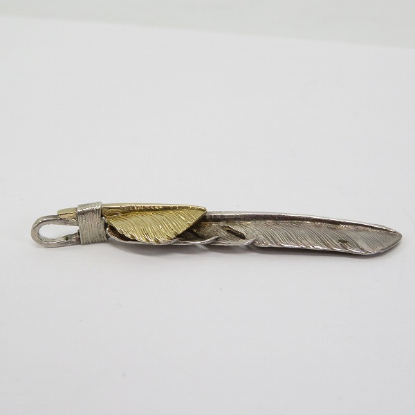 実際に弊社で買取させて頂いたFIRST ARROWS/ファーストアローズ K18ハートフェザー付 フェザーペンダントトップの画像 3枚目