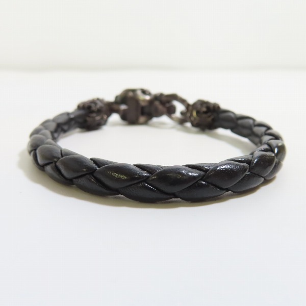 実際に弊社で買取させて頂いたDEAL DESIGN/ディールデザイン クリップライオン レザーブレスレットの画像 2枚目