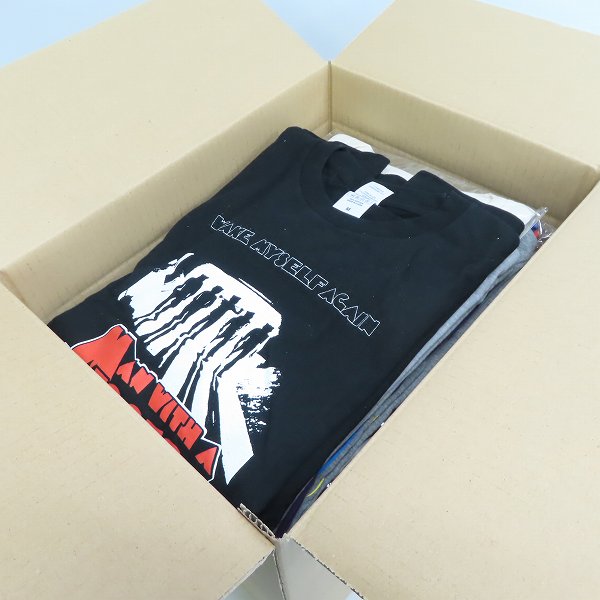 実際に弊社で買取させて頂いた【おまとめ品】マンウィズアミッション/テレフォンズ/スペシャルアザーズ/モンゴル800他 バンドTシャツ