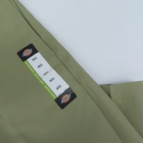 実際に弊社で買取させて頂いた(4)【未使用】Dickies/ディッキーズ ワークパンツ/チノパン カーキ/34の画像 5枚目
