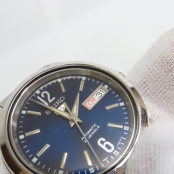 実際に弊社で買取させて頂いたSEIKO/セイコー ファイブ 裏スケ 自動巻き 腕時計 7S26-03W0の画像 5枚目