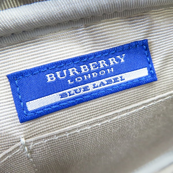 実際に弊社で買取させて頂いた【未使用】BURBERRY BLUE LABEL/バーバリー ブルーレーベル ノバチェック ショルダーバッグの画像 5枚目