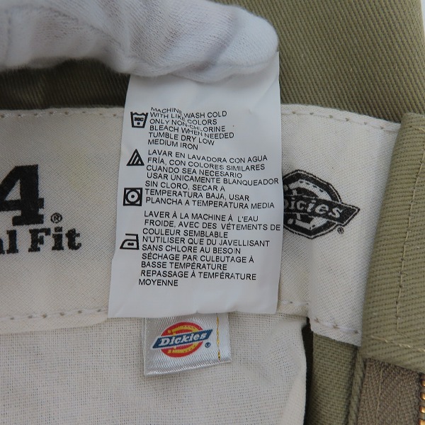 実際に弊社で買取させて頂いた【未使用】Dickies/ディッキーズ ワークパンツ/チノパン/カーキ/ 30の画像 4枚目