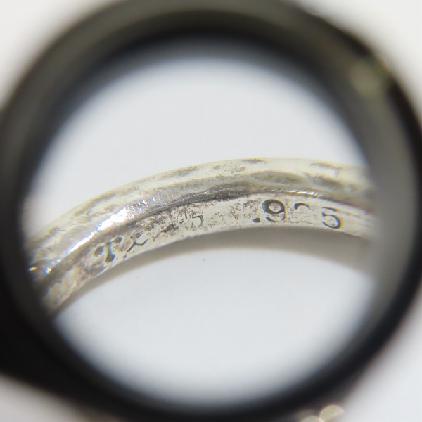 実際に弊社で買取させて頂いたLoree Rodkin/ローリーロドキン 3Pストーン入り シルバーリング/10号の画像 5枚目