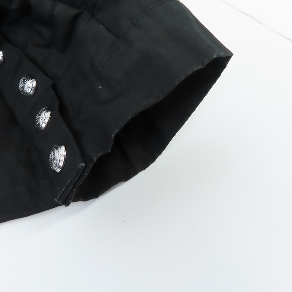 実際に弊社で買取させて頂いたBALMAIN×H&M/バルマン×エイチアンドエム ジップアップ オールインワン つなぎ ブラック XSの画像 7枚目