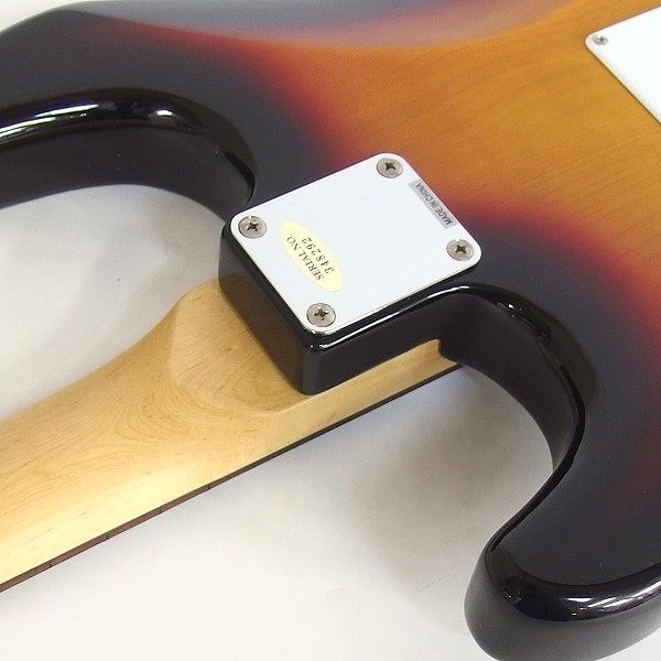 実際に弊社で買取させて頂いた★【弦無し】BUSKER'S/バスカーズ ストラトキャスターType ソフトケース付 の画像 7枚目