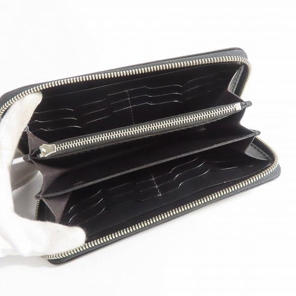 実際に弊社で買取させて頂いたTHIRTEEN DESIGNS/サーティーンデザインズ ラウンドファスナー プレーン ウォレットの画像 3枚目