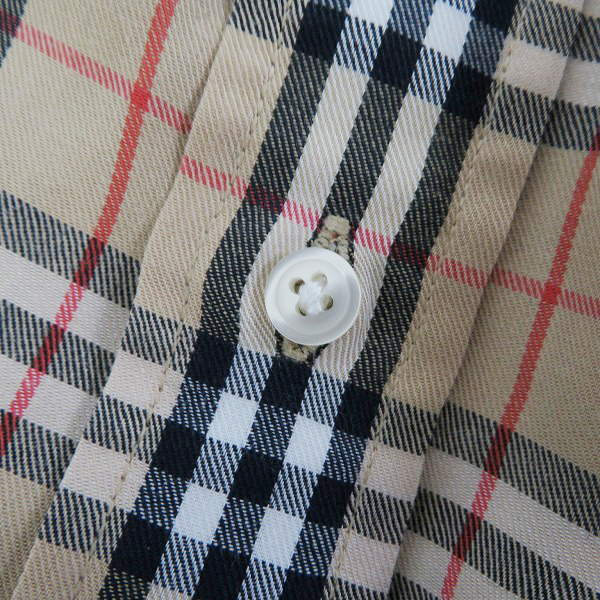 実際に弊社で買取させて頂いたBURBERRY LONDON/バーバリー ロンドン ノバチェックシャツ/Sの画像 6枚目