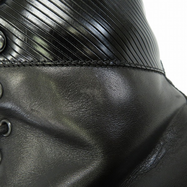 実際に弊社で買取させて頂いたGIORGIO ARMANI/ジョルジオアルマーニ レザーシューズ/ブーツ/42の画像 6枚目