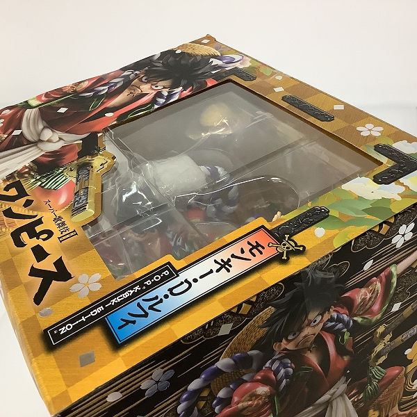 実際に弊社で買取させて頂いた未開封 メガハウス P.O.P/POP スーパー歌舞伎II ONE PIECE モンキー・D・ルフィ P.O.P KABUKI EDITIONの画像 4枚目
