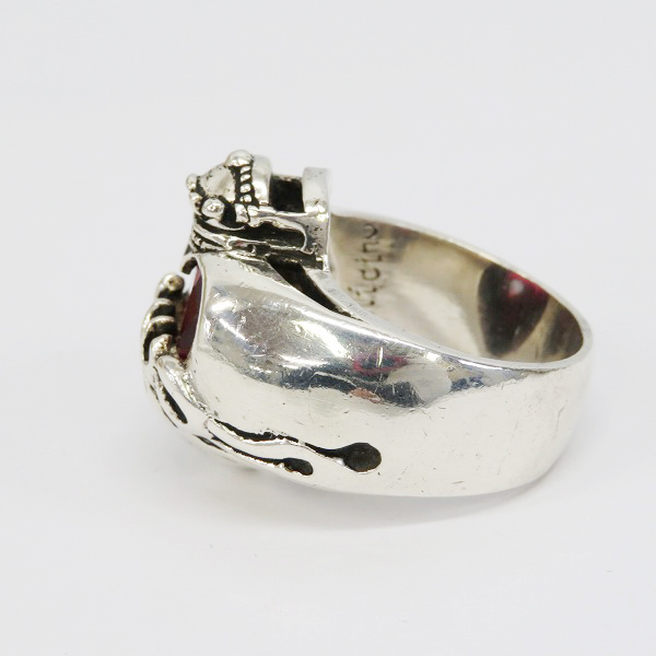 実際に弊社で買取させて頂いたLEATHERS＆TREASURES/レザーズ＆トレジャーズ フレイムハートキングクラウン リング 23-23.5号の画像 2枚目