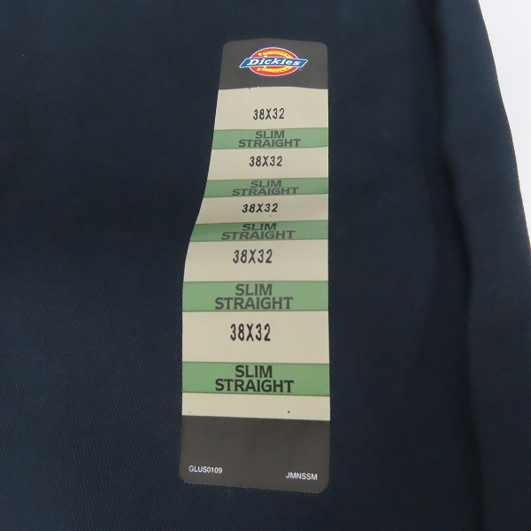 実際に弊社で買取させて頂いた【未使用】Dickies/ディッキーズ ワークパンツ/チノパン ネイビー 38の画像 7枚目