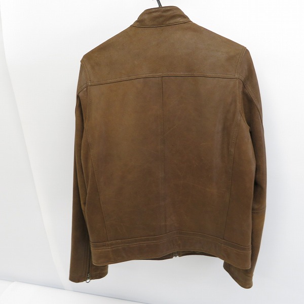 実際に弊社で買取させて頂いたURBAN RESEARCH/アーバンリサーチ 山羊革 レザージャケット/38の画像 1枚目