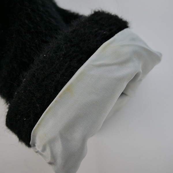 実際に弊社で買取させて頂いたPaul Smith BLACK/ポールスミス ブラック  アルパカ/羊毛 コート 牛革バックル /40の画像 7枚目