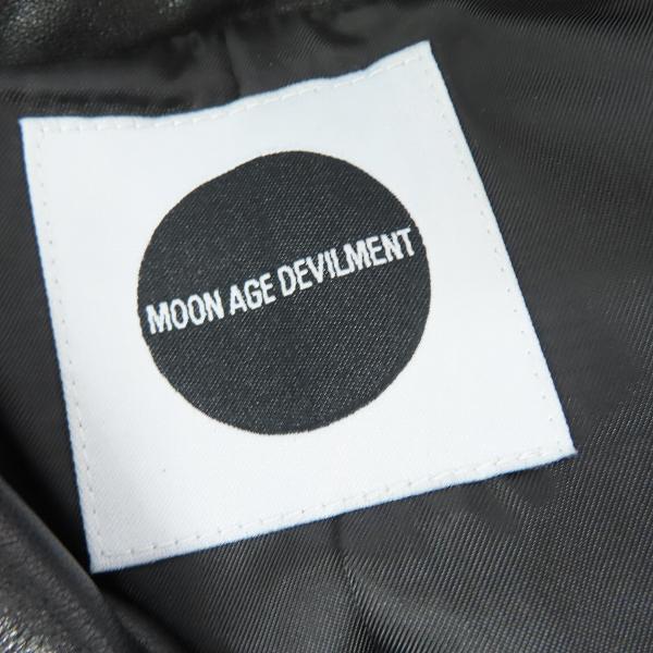 実際に弊社で買取させて頂いた【未使用】Moonage Devilment/ムーンエイジデビルメント ラムレザー ダブルライダース ジャケット MJK-0222/44の画像 2枚目