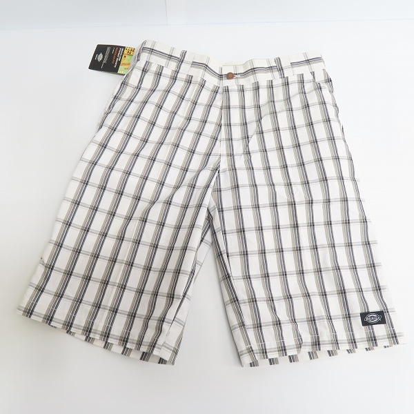 実際に弊社で買取させて頂いた【おまとめ品】Dickies/ディッキーズ MULTI USE POCKET SHORTS/マルチユーズ ポケット ショーツ/チェック柄 ハーフパンツ/34の画像 1枚目