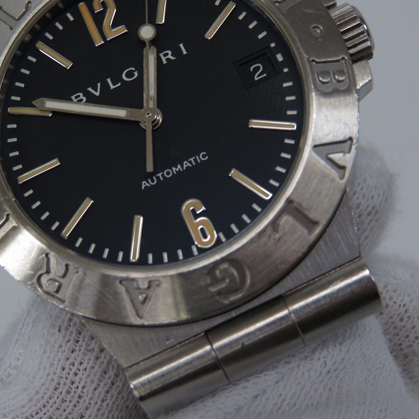 実際に弊社で買取させて頂いたBVLGARI/ブルガリ ディアゴノ スポーツ デイト AUTOMATIC/オートマチック/自動巻き 腕時計/ウォッチ LCV35S の画像 5枚目