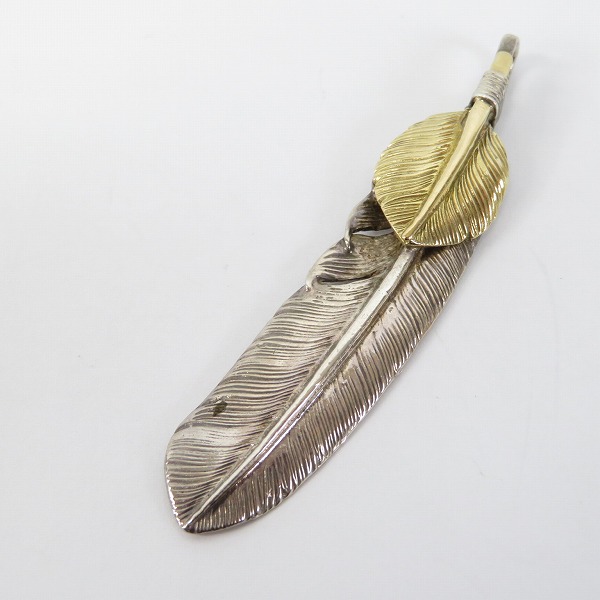 実際に弊社で買取させて頂いたFIRST ARROWS/ファーストアローズ K18ハートフェザー付 フェザーペンダントトップ