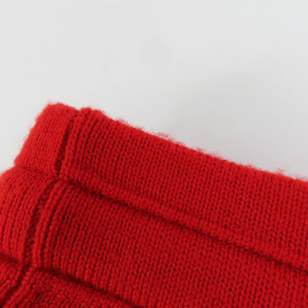 実際に弊社で買取させて頂いたBURBERRY/バーバリー ニットショーツ ハーフパンツ レッド/Sの画像 5枚目