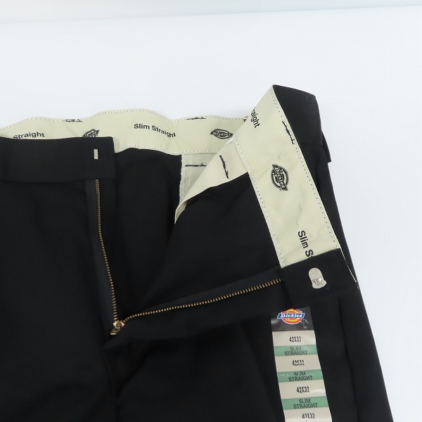 実際に弊社で買取させて頂いた(3)【未使用】Dickies/ディッキーズ ワークパンツ/チノパン ブラック WP873BK/42の画像 4枚目