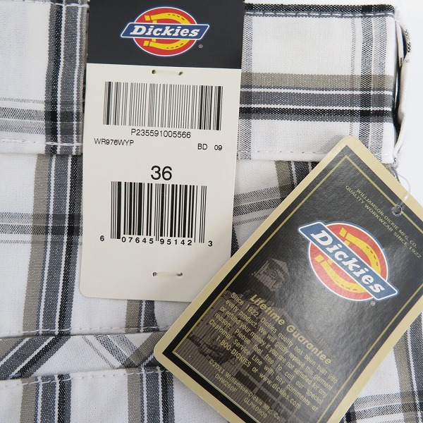 実際に弊社で買取させて頂いた【未使用】Dickies/ディッキーズ MULTI USE POCKET SHORTS/マルチユーズ ポケット ショーツ/チェック柄 ハーフパンツ/2点セットの画像 4枚目