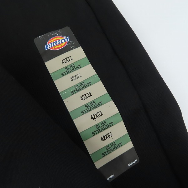 実際に弊社で買取させて頂いた(3)【未使用】Dickies/ディッキーズ ワークパンツ/チノパン ブラック WP873BK/42の画像 5枚目