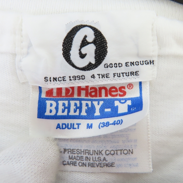 実際に弊社で買取させて頂いたGOODENOUGH/グッドイナフ Tシャツ GOOD HORNET 90年代 /Mの画像 2枚目