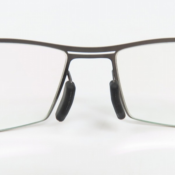 実際に弊社で買取させて頂いたic! berlin/アイシーベルリン sanetsch medium ガンメタル アイウェア/メガネフレーム/眼鏡の画像 4枚目