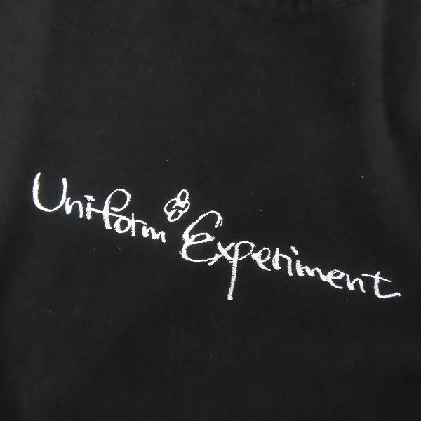 実際に弊社で買取させて頂いたuniform experiment/ユニフォームエクスペリメント 19AW EMBROIDERY CREW NECK KNIT ニット UE-192074/1の画像 6枚目