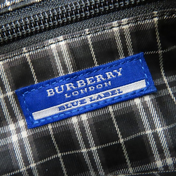 実際に弊社で買取させて頂いたBURBERRY BLUE LABEL/バーバリーブルーレーベル 2WAY ショルダーバッグ E2113-408-09の画像 5枚目