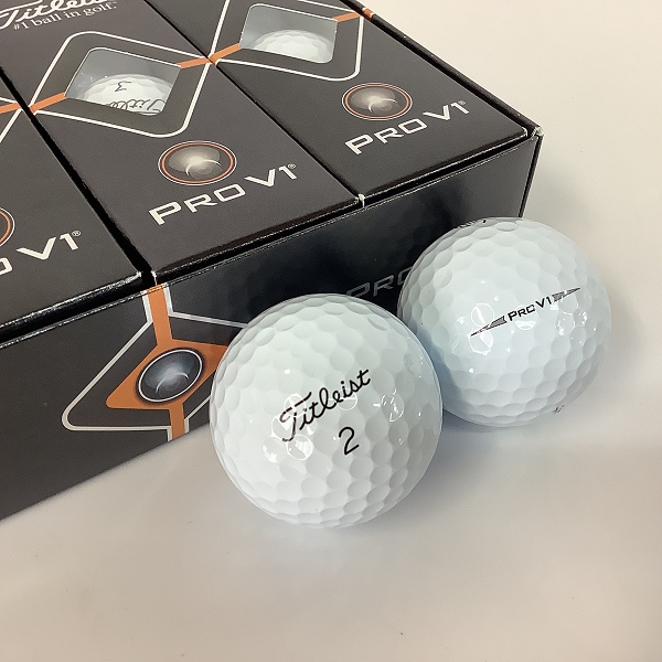 実際に弊社で買取させて頂いた【未使用】Titleist/タイトリスト PRO V1 ゴルフボール 1ダースの画像 1枚目