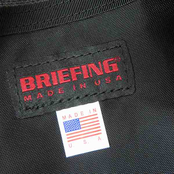 実際に弊社で買取させて頂いたBRIEFING/ブリーフィング PG AT POUCH WIDE ポーチショルダーバッグ 黒 BRM203A09の画像 4枚目