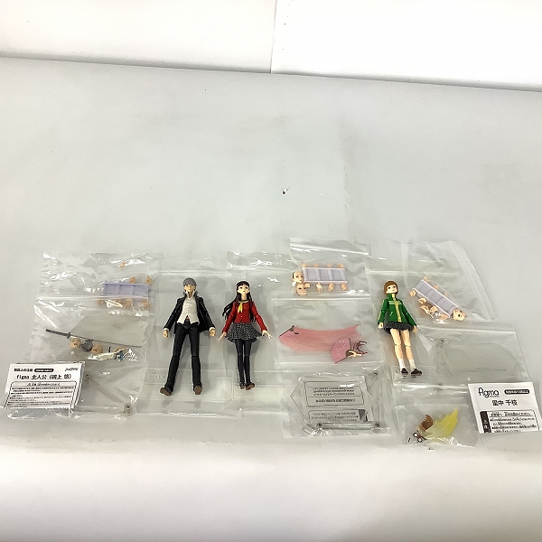 実際に弊社で買取させて頂いた【一部パーツ破損】マックスファクトリー figma ペルソナ4 鳴上悠/天城雪子/里中千枝 3種セット