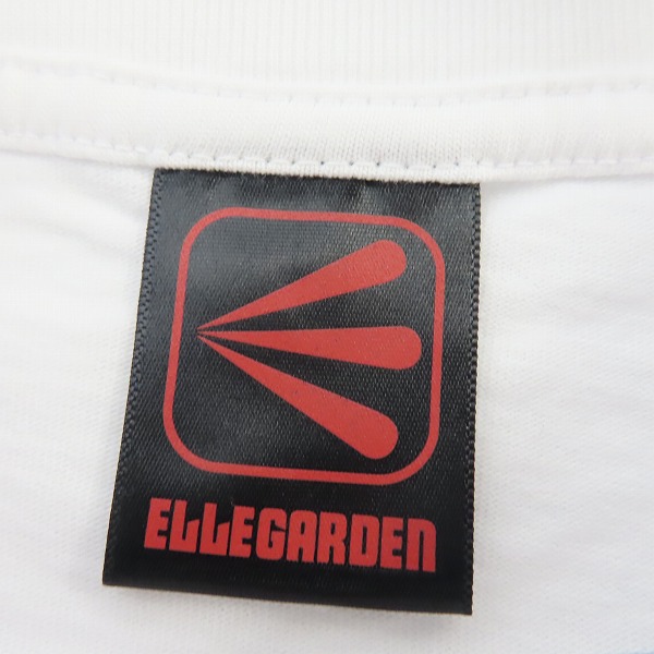 実際に弊社で買取させて頂いたELLE GARDEN/エルレガーデン BULL T-SHIRTS バンドTシャツ ホワイト/XLの画像 2枚目