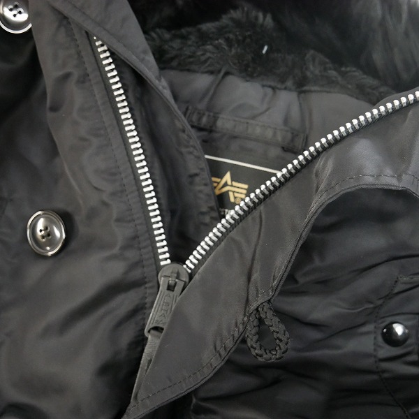 実際に弊社で買取させて頂いたALPHA INDUSTRIES/アルファインダストリーズ N-3B フライトジャケット /Mの画像 3枚目