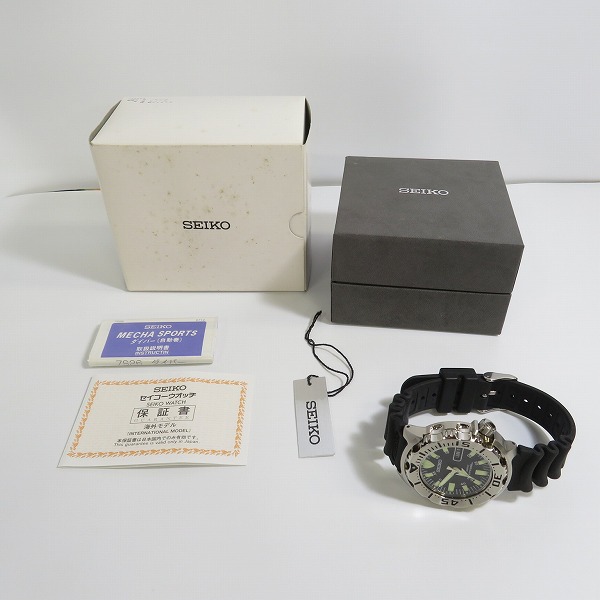 実際に弊社で買取させて頂いたSEIKO/セイコー ダイバーズ ブラックモンスター 自動巻き SKX779K3の画像 5枚目