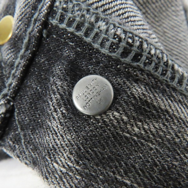 実際に弊社で買取させて頂いたRED EAR/レッドイヤー ポールスミス WASHED BLACK JEANS/ウォッシュドデニムパンツ 282602/Mの画像 6枚目