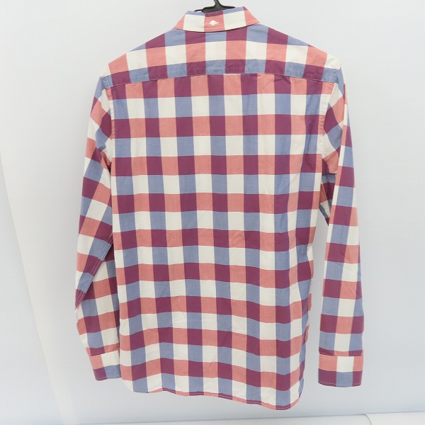 実際に弊社で買取させて頂いたBURBERRY BRIT/バーバリーブリット チェックシャツ  胸ポケット ロゴ刺繍/Sの画像 1枚目