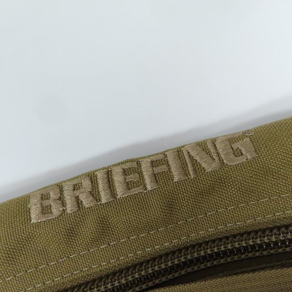 実際に弊社で買取させて頂いたBRIEFING/ブリーフィング PG AT POUCH WIDE ポーチショルダーバッグ ベージュ系 BRM203A09の画像 6枚目