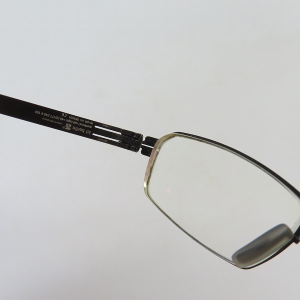 実際に弊社で買取させて頂いたic! berlin/アイシーベルリン solal ソラール アイウエア/メガネフレーム/863424の画像 9枚目