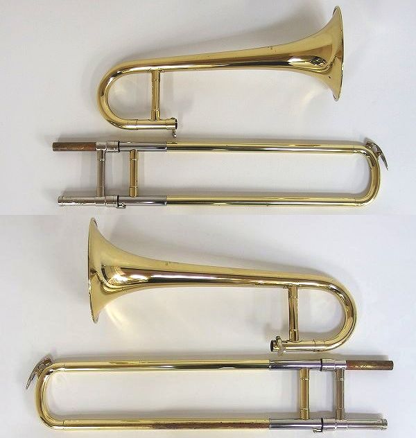 実際に弊社で買取させて頂いたJUPITER/ジュピター SST-314 スライド トランペット ゴールド ハードケース付の画像 1枚目