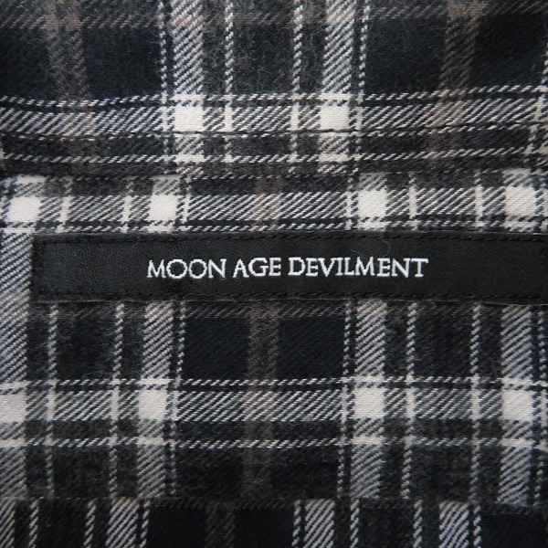 実際に弊社で買取させて頂いたMoonage Devilment/ムーンエイジデビルメント チェックシャツ/46の画像 2枚目