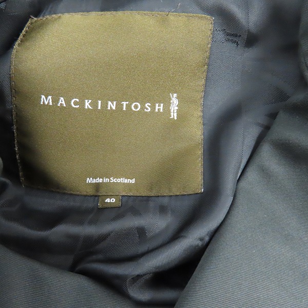実際に弊社で買取させて頂いたMACKINTOSH/マッキントッシュ トレンチコート YG/YT-SM/40の画像 2枚目