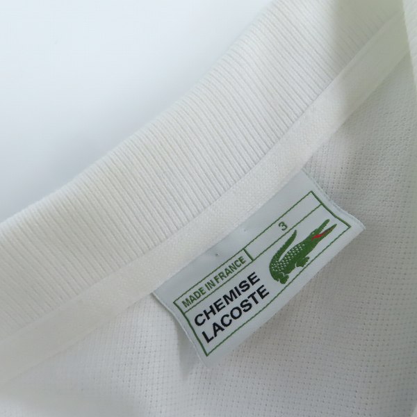 実際に弊社で買取させて頂いたLACOSTE/ラコステ 半袖ポロシャツ/長袖シャツ 4点セットの画像 2枚目