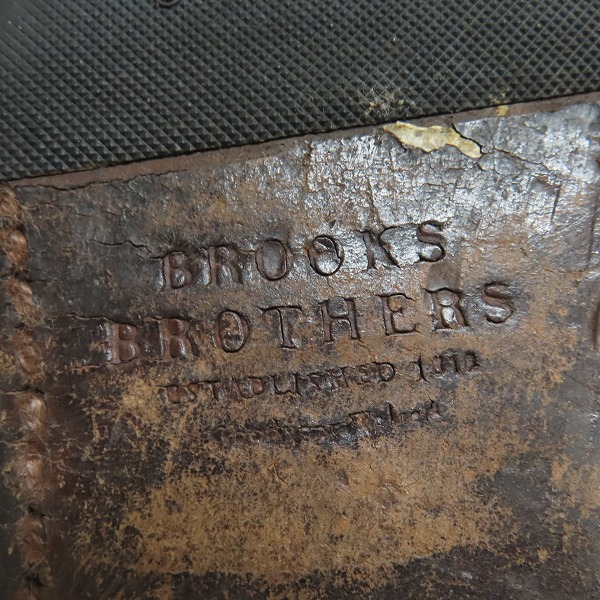 実際に弊社で買取させて頂いたBrooks Brothers/ブルックスブラザーズ ストレートチップ レザーシューズ/8の画像 7枚目