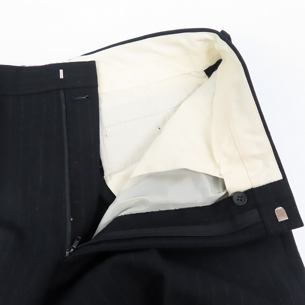 実際に弊社で買取させて頂いたBrooks Brothers/ブルックスブラザーズ スーツ/セットアップ ストライプ ブラック/AB7の画像 4枚目