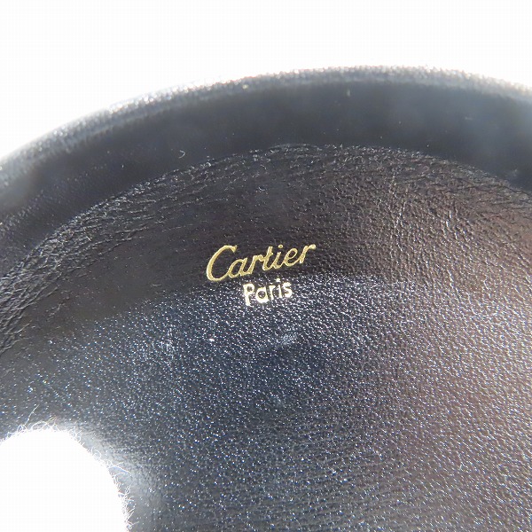 実際に弊社で買取させて頂いた【ギャラ付き】Cartier/カルティエ パシャ レザー コインケース 小銭入れ ウォレット ブラックの画像 4枚目